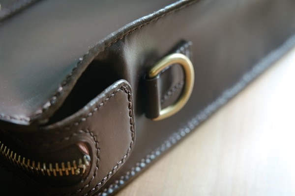 Leather zipper briefcase (briefcase) hand-making process