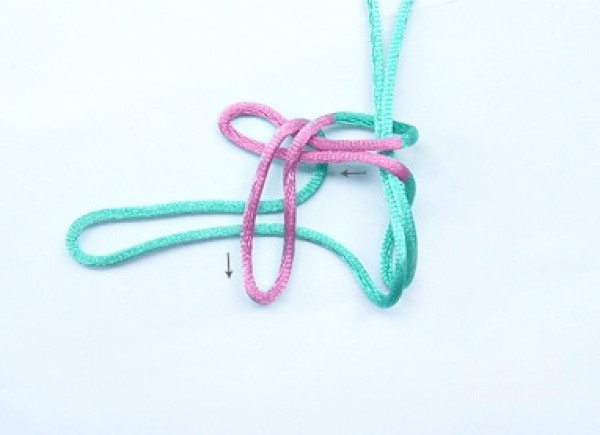 Illustrated tutorial on how to tie the Auspicious Knot (Gangmu Knot)