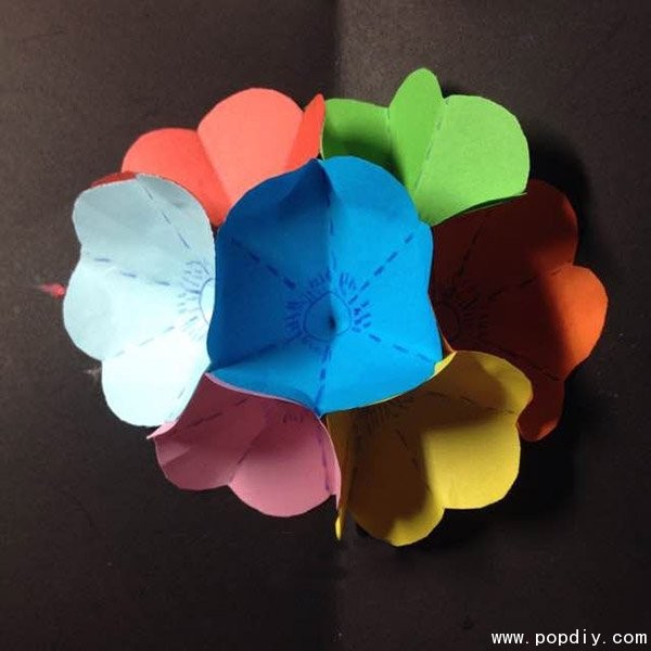 DIY creative handmade origami making the beauty of the flower world