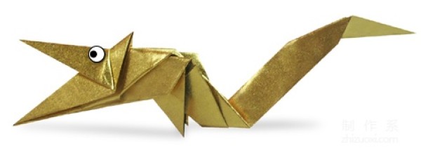 Childrens origami tutorial dragon origami method