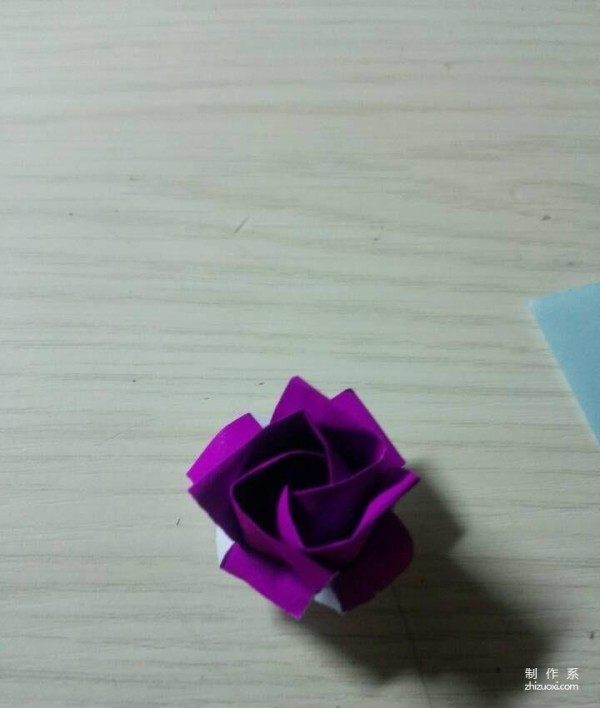 How to fold a wine glass rose, simple origami method of a wine glass rose