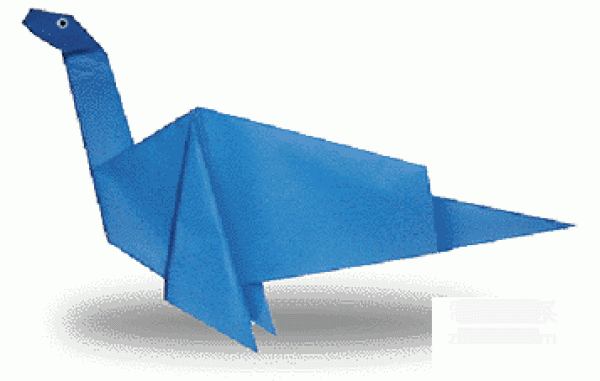 Animal origami plesiosaur origami method