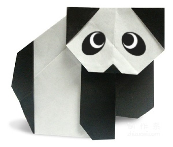 How to make cute panda origami