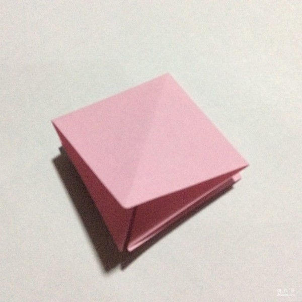 Very simple bow origami method illustrated tutorial