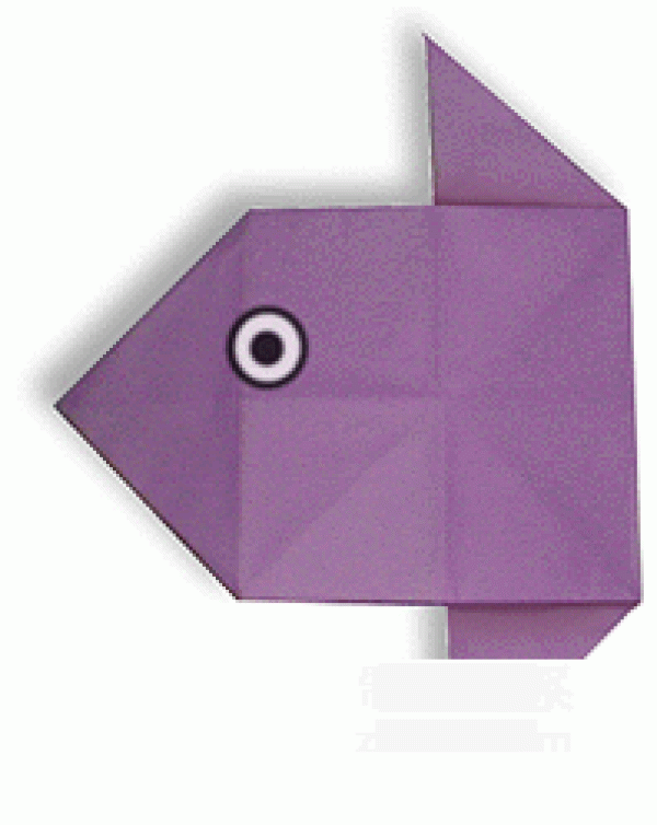 A simple origami method for the old sunfish in the sea