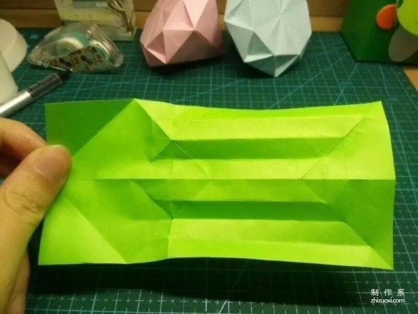 Origami sapling, a budding handmade origami making method