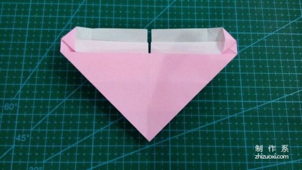 Illustrated tutorial on how to fold a confession love origami letters LOVE