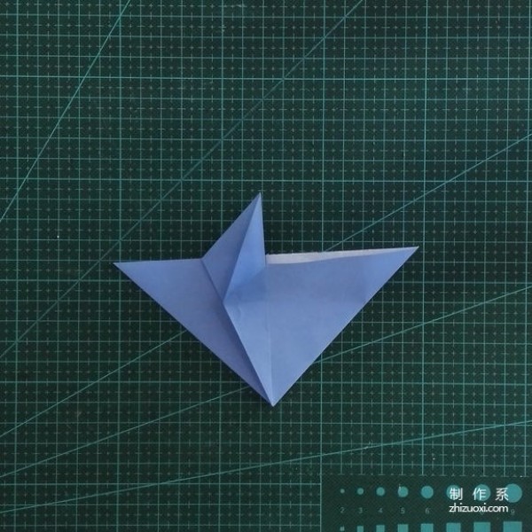 Michelle Fung short-hair girl avatar origami picture step-by-step tutorial