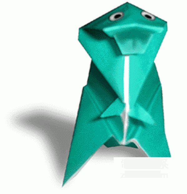 Animal origami tyrannosaurus origami method