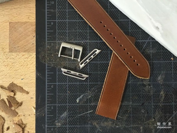 Apple Watch leather strap production process