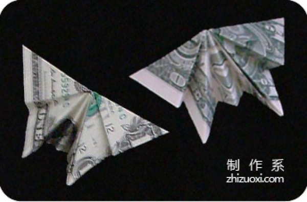 Illustrated tutorial for using dollar origami butterflies