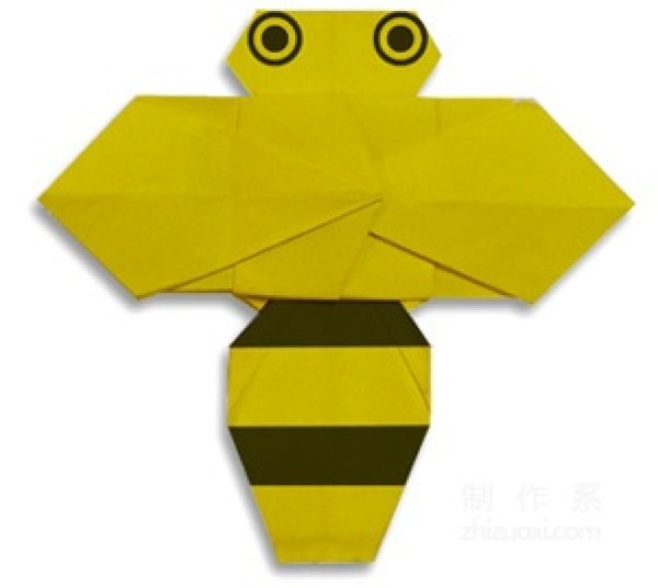 Very simple origami method for bees