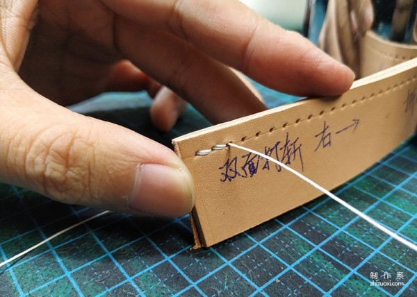 Do you know the stuck stitch and back stitch method? Essential skills for sewing handmade leather goods: backstitching