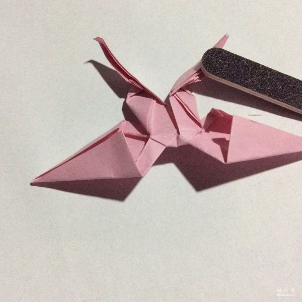 Very simple bow origami method illustrated tutorial