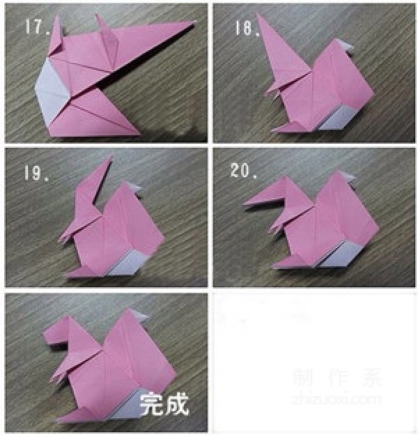 Simple and cute creative little squirrel origami DIY tutorial