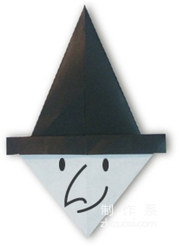 Origami Witchs Face How to Origami