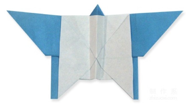 Insect butterfly origami method