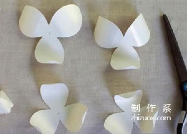 Creative tutorial for making paper gardenia handmade flowers