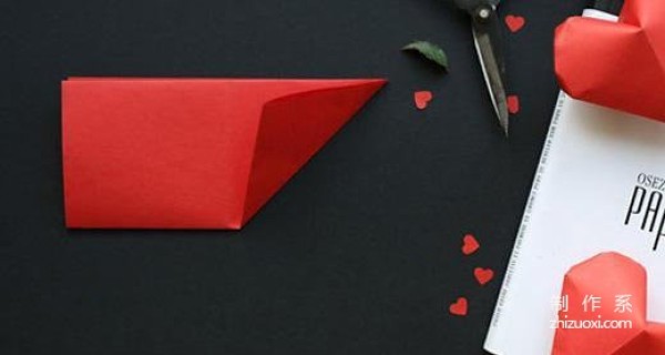 Very beautiful 520 small three-dimensional heart origami tutorial