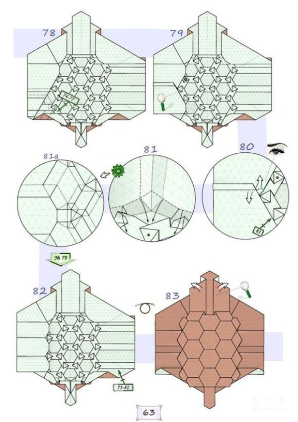 A complete tutorial on how to make an easy origami turtle