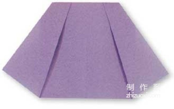 Origami method of beautiful and cute little skirt