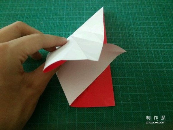 Simple Christmas Crane Origami Illustration Complete Tutorial