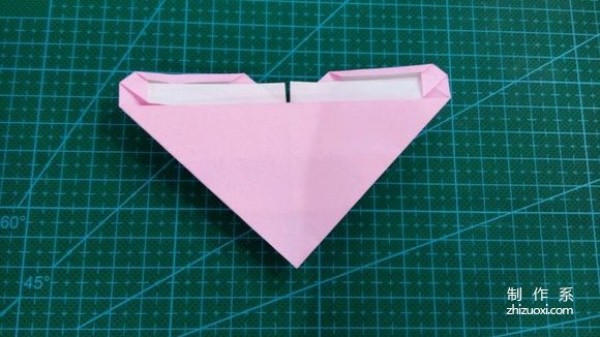 Illustrated tutorial on how to fold a confession love origami letters LOVE