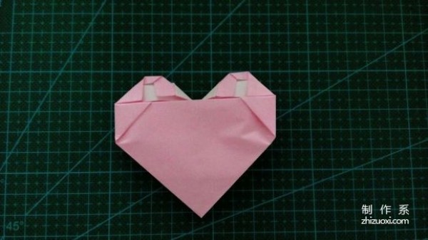 Illustrated tutorial on how to fold a confession love origami letters LOVE