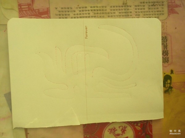 Chinese character paper-cutting, a super simple hand-cut paper-cutting method for the Chinese character tiger