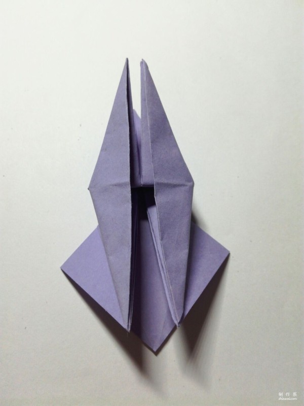 How to fold the three-headed paper crane, teach you how to fold the super weird three-headed paper crane using colored paper