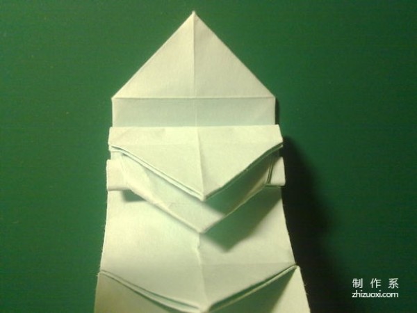 Cartoon three-dimensional cute version of Hatsunes handmade origami tutorial with detailed explanation of origami pictures