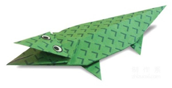 How to make crocodile origami