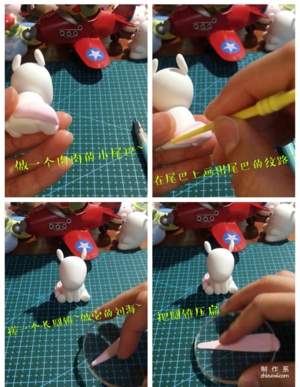 Little unicorn handmade polymer clay kneading tutorial