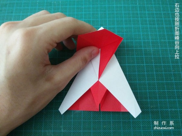 Simple Christmas Crane Origami Illustration Complete Tutorial