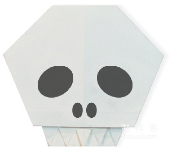 How to make origami skulls for Halloween