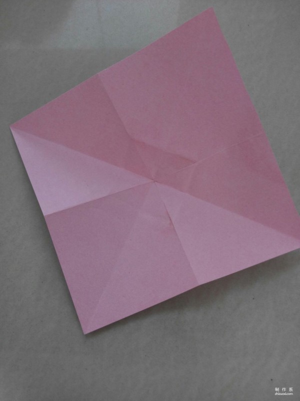 DIY origami illustrated tutorial for simple paper bows