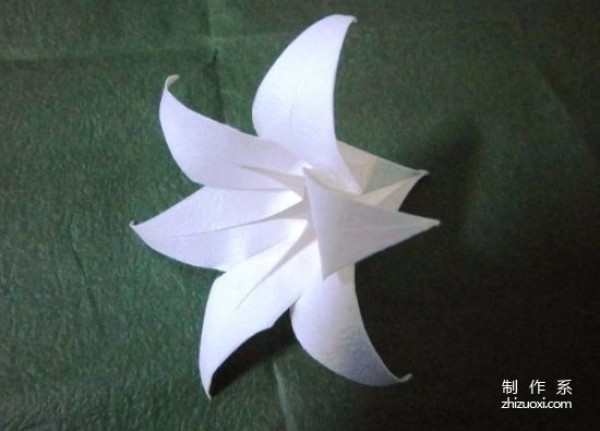 How to fold a lily origami iron gun lily step by step diagram