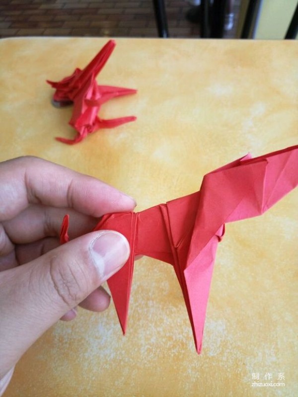 Origami paper dog origami real photo tutorial method picture collection