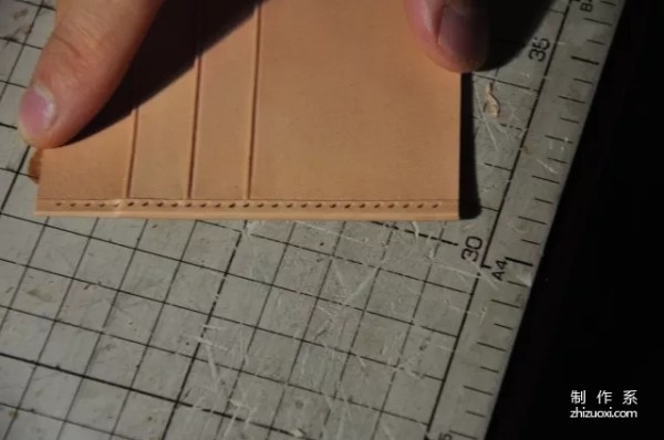 Wallet-edged short wallet craft making tutorial