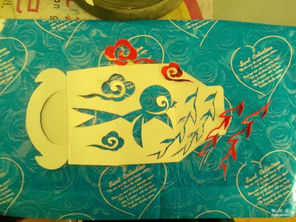 Bird handmade paper-cutting, an interesting way for children to make handmade paper-cutting