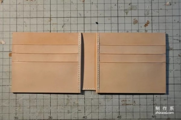 Wallet-edged short wallet craft making tutorial