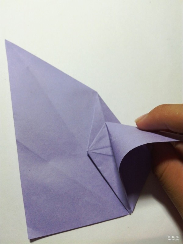 How to fold the three-headed paper crane, teach you how to fold the super weird three-headed paper crane using colored paper