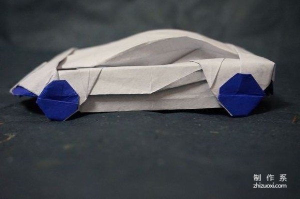 Origami car and sports car origami DIY illustrated tutorial