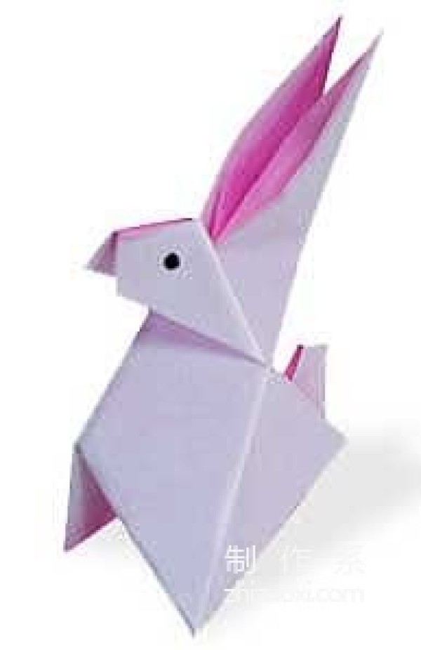 Childrens origami tutorial simple and interesting rabbit origami method