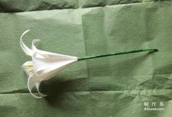 How to fold a lily origami iron gun lily step by step diagram