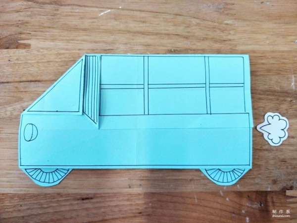 Simple origami method for making origami cars and trucks