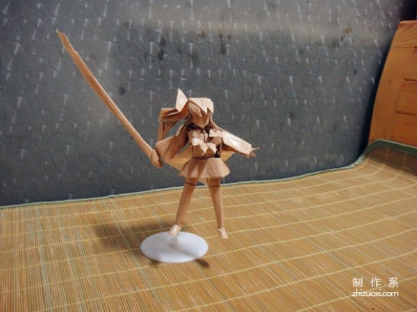 Detailed explanation of origami pictures of origami red-haired Shakugan Shana anime cartoon anime characters