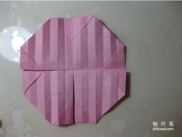 Simple and beautiful handmade origami method of ice cream roses