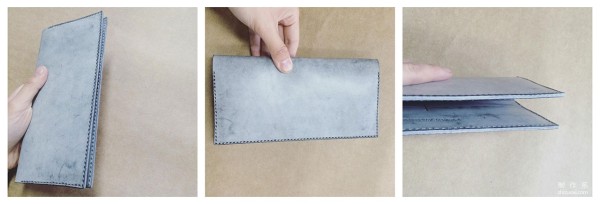 Making Wallet Vegetable Tanned Leather Long Wallet