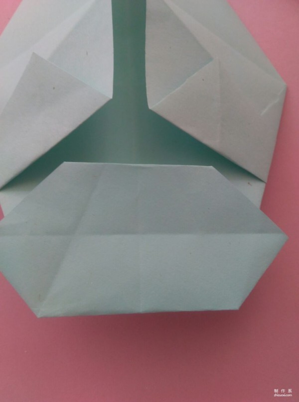 Simple DIY origami method for cute hippopotamus